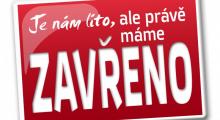 21.5. z provozních důvodů zavřeno